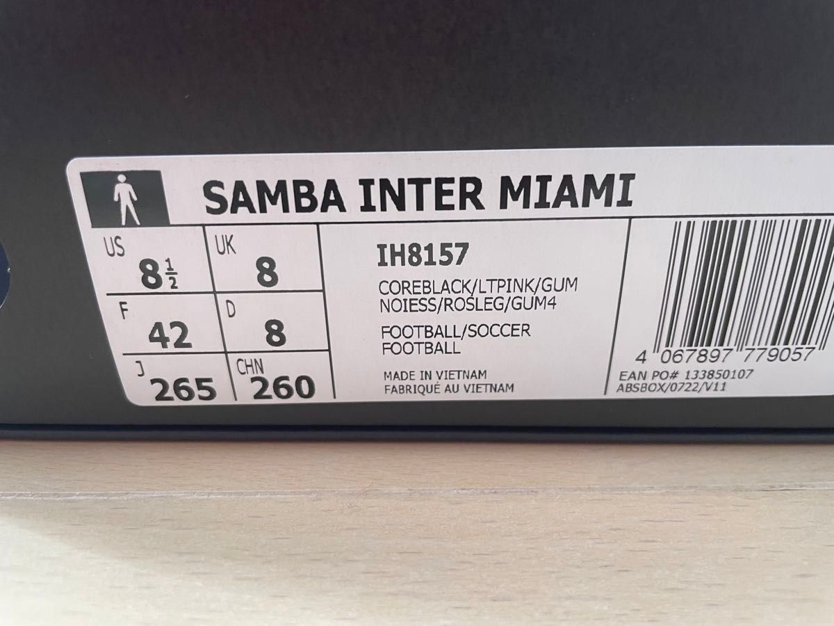 adidas SAMBA INTER MIAMI IH8157 26.5cm
