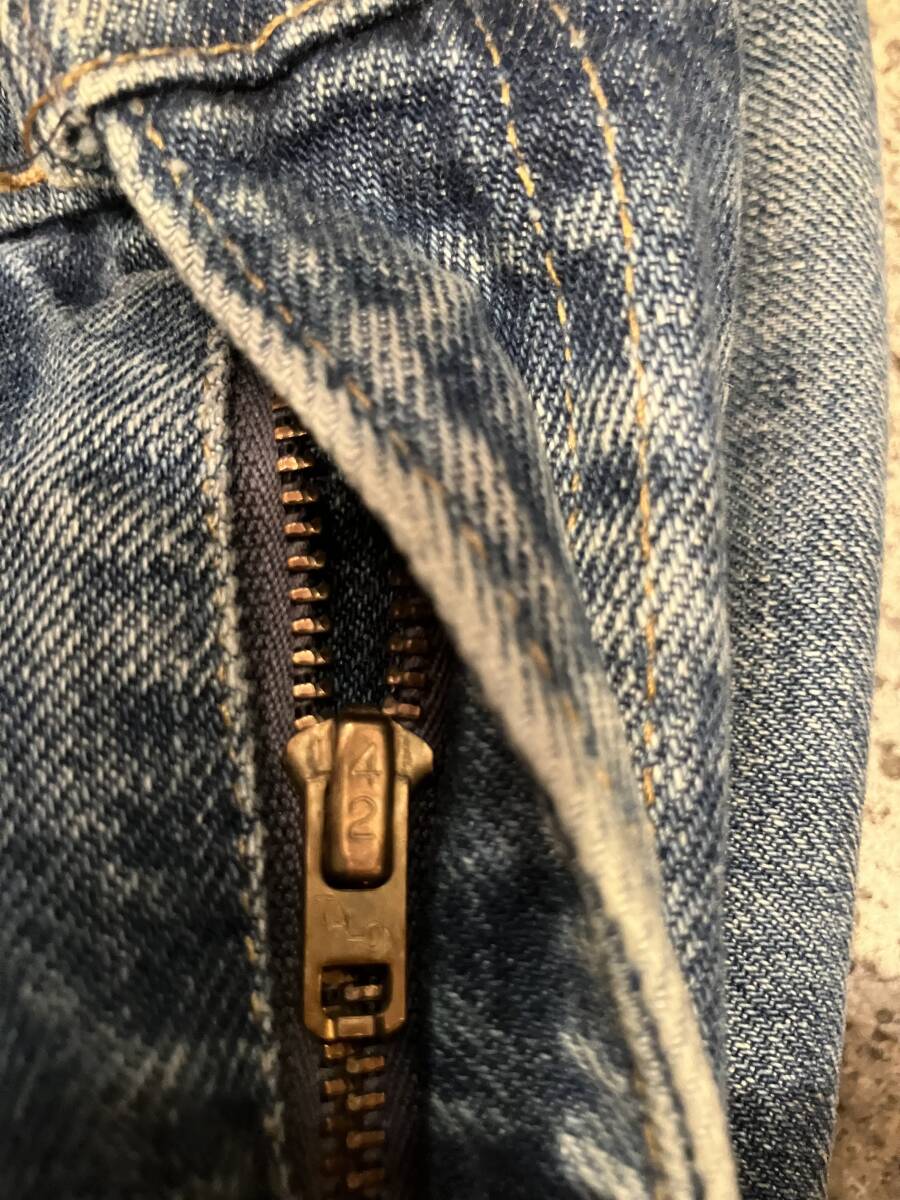 70'S 79年製 ヴィンテージ Levi's リーバイス 519 インディゴデニム オレンジタブの画像4