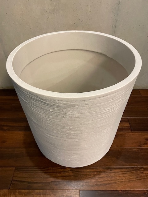 * poly- Stone light base plant pot / pot cover / plastic cosmetics pot *43cm*ACTUS actus STEM stem KONTON light-hearted short play nBARGE bar ji