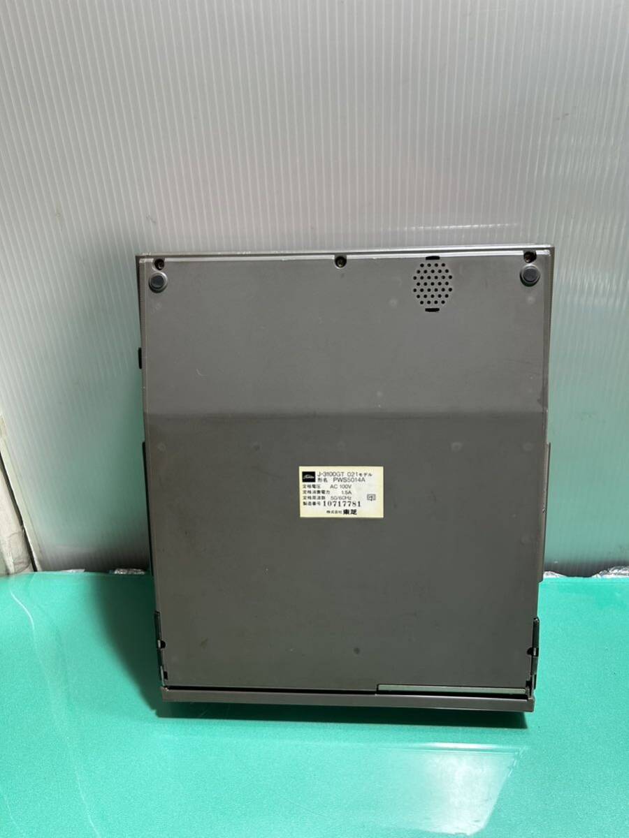 TOSHIBA 東芝 J-3100GT ラップトップパソコン/通電確認済/動作未確認ジャンク_画像8