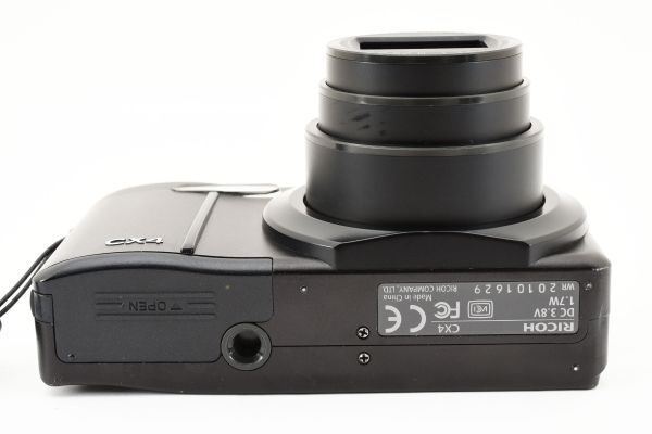 動作確認済 Ricoh CX4 Black Compact Digital Camera ブラック コンパクトデジタルカメラ デジカメ / リコー バッテリー,充電器付 ※ #8503の画像8