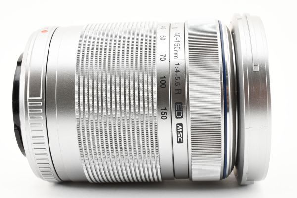 完動美品 OLYMPUS M.ZUIKO DIGITAL ED 40-150mm F4.0-5.6 R Lens シルバー 望遠 ズームレンズ オリンパス マイクロフォーサーズ M4/3 #8507の画像7