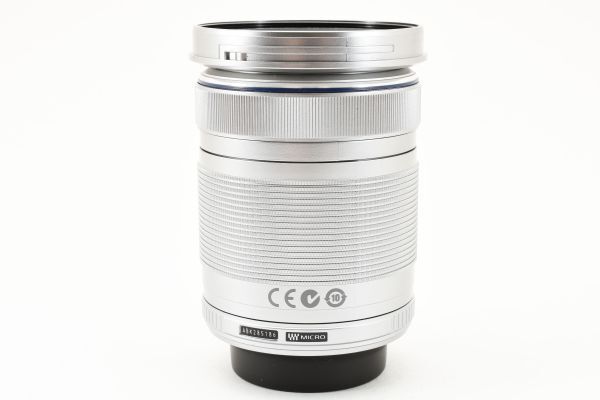 完動美品 OLYMPUS M.ZUIKO DIGITAL ED 40-150mm F4.0-5.6 R Lens シルバー 望遠 ズームレンズ オリンパス マイクロフォーサーズ M4/3 #8507の画像9