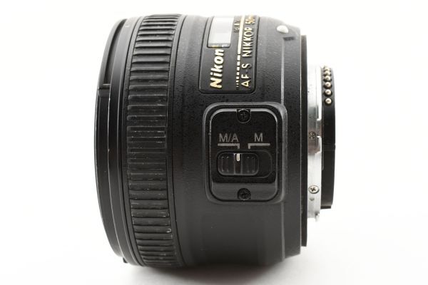 実用完動品 Nikon AF-S Nikkor 50mm F1.8 G AF Standard Lens + HB-47 単焦点 標準 レンズ / ニコン F Mount フルサイズ対応 ※1 #8514の画像6