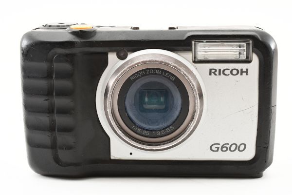 便利な単4電池4本で使用可能 RICOH G600 Compact Digital Camera コンパクトデジタルカメラ / リコー 防水 防塵 耐衝撃 実用向け #8515の画像3