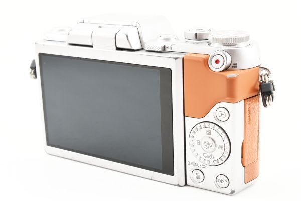 動作良好 Panasonic Lumix DMC-GF7 Brown ブラウン ボディ ミラーレス一眼 デジタルカメラ パナソニック マイクロフォーサーズ M4/3 #8521の画像5