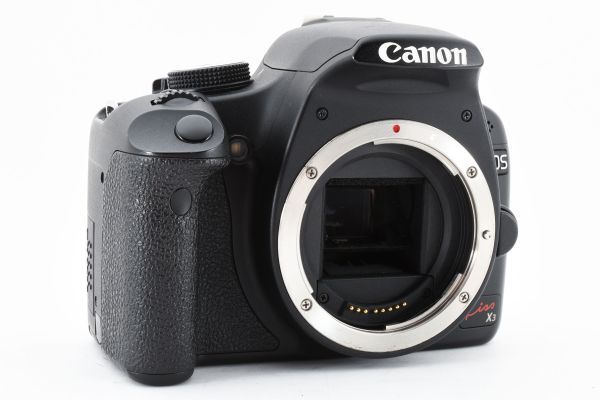 動作良好 Canon EOS kiss X3 Body AF SLR Digital Camera ボディ デジタル一眼レフカメラ / キヤノン EF APS-C バッテリー、充電器付 #0809の画像4