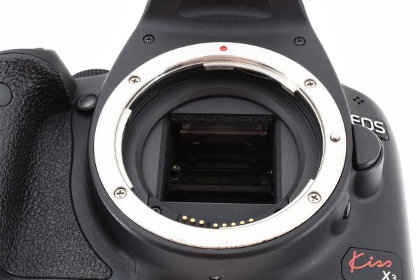 動作良好 Canon EOS kiss X3 Body AF SLR Digital Camera ボディ デジタル一眼レフカメラ / キヤノン EF APS-C バッテリー、充電器付 #0809の画像10
