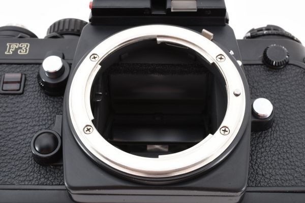 通電,シャッター全速OK Nikon F3 Eye Level Black Body MF SLR Film Camera アイレベル ボディ MFフィルム一眼レフカメラ / ニコン F #0816の画像10