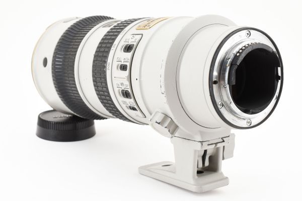 希少動作品 Nikon AF-S VR-NIKKOR 70-200mm F2.8 G ライトグレー 手ブレ補正 大口径 望遠 ズームレンズ ニコン F フルサイズ対応 ※1 #5181の画像5