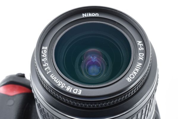 動作確認済 Nikon D40 AF-S 18-55mm F3.5-5.6 G II 標準レンズ付 デジタル一眼レフカメラ ニコン バッテリー,チャージャーなし 激安 #8631_画像10