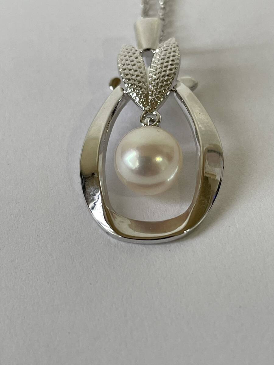 MIKIMOTO 真珠 ネックレス 長さ約40cm SILVER ミキモト パール 