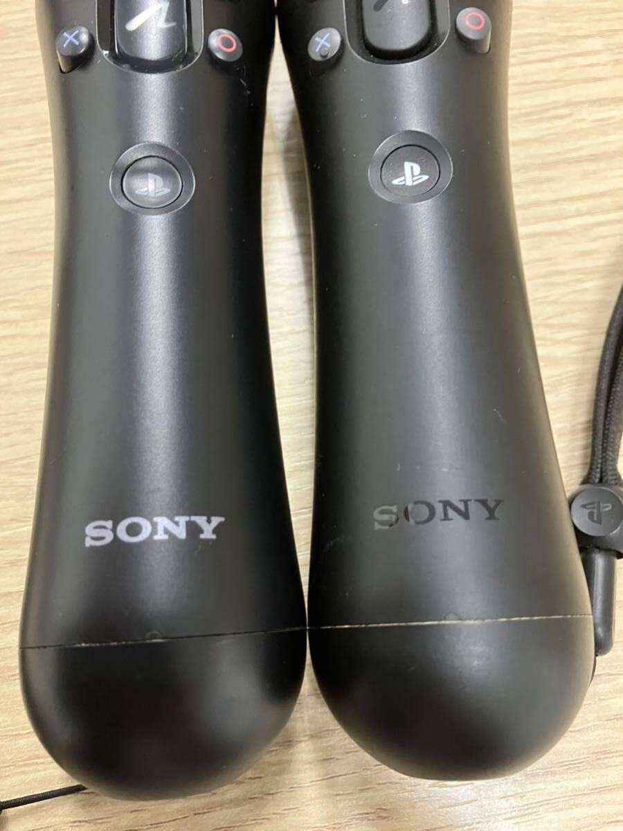 SONY モーションコントローラー CECH-ZCM1J 1本 CECH-ZCM2J 1本 計2本セット ジャンク品の画像3