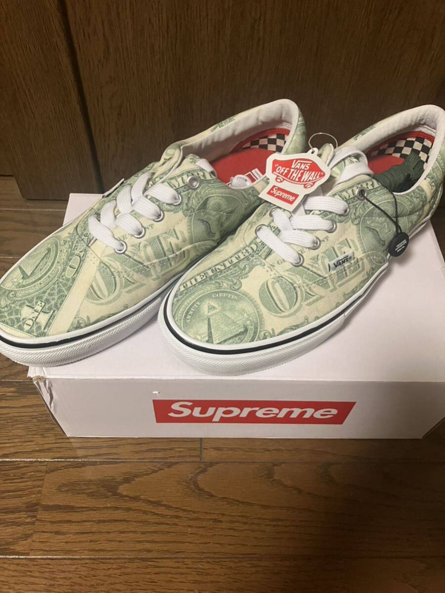 新品未使用Supreme Vans Dollar Era Green シュプリーム バンズ ドルエラ グリーン 28cm US10 スニーカー Skate Era_画像1