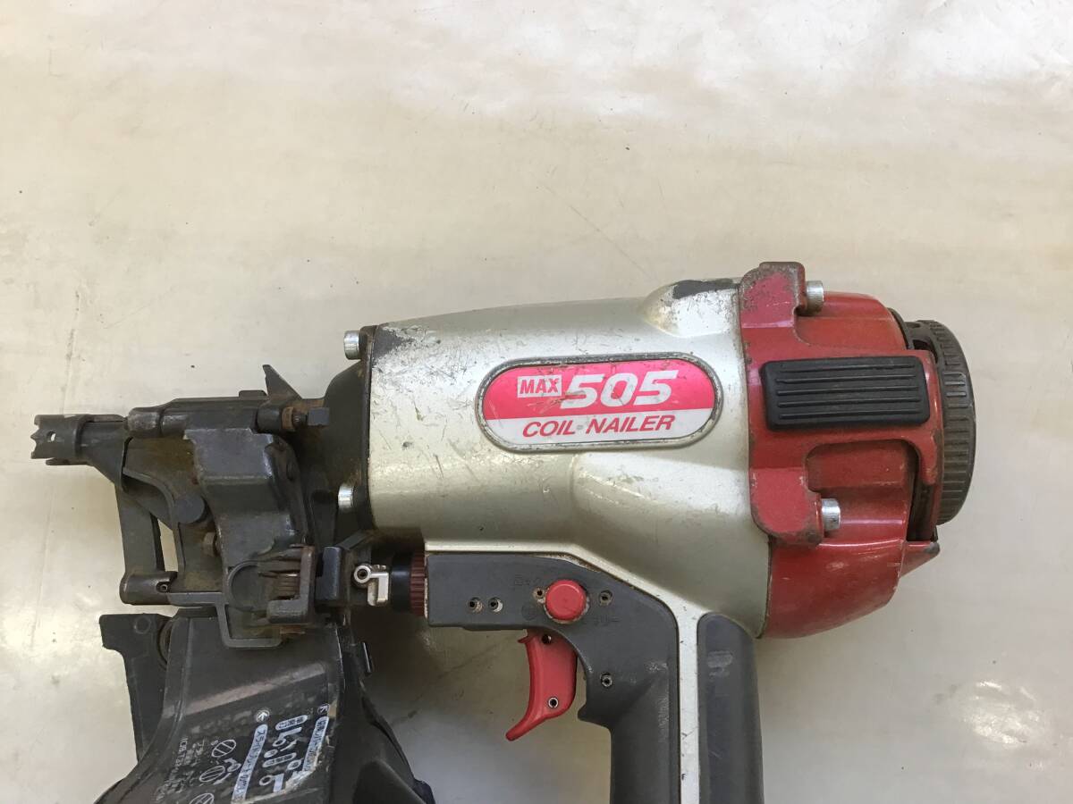 ◆◇MAX 505 COIN NAILER コイルネイラ マックス 505 動作品 中古！ KD-2◇◆_画像3