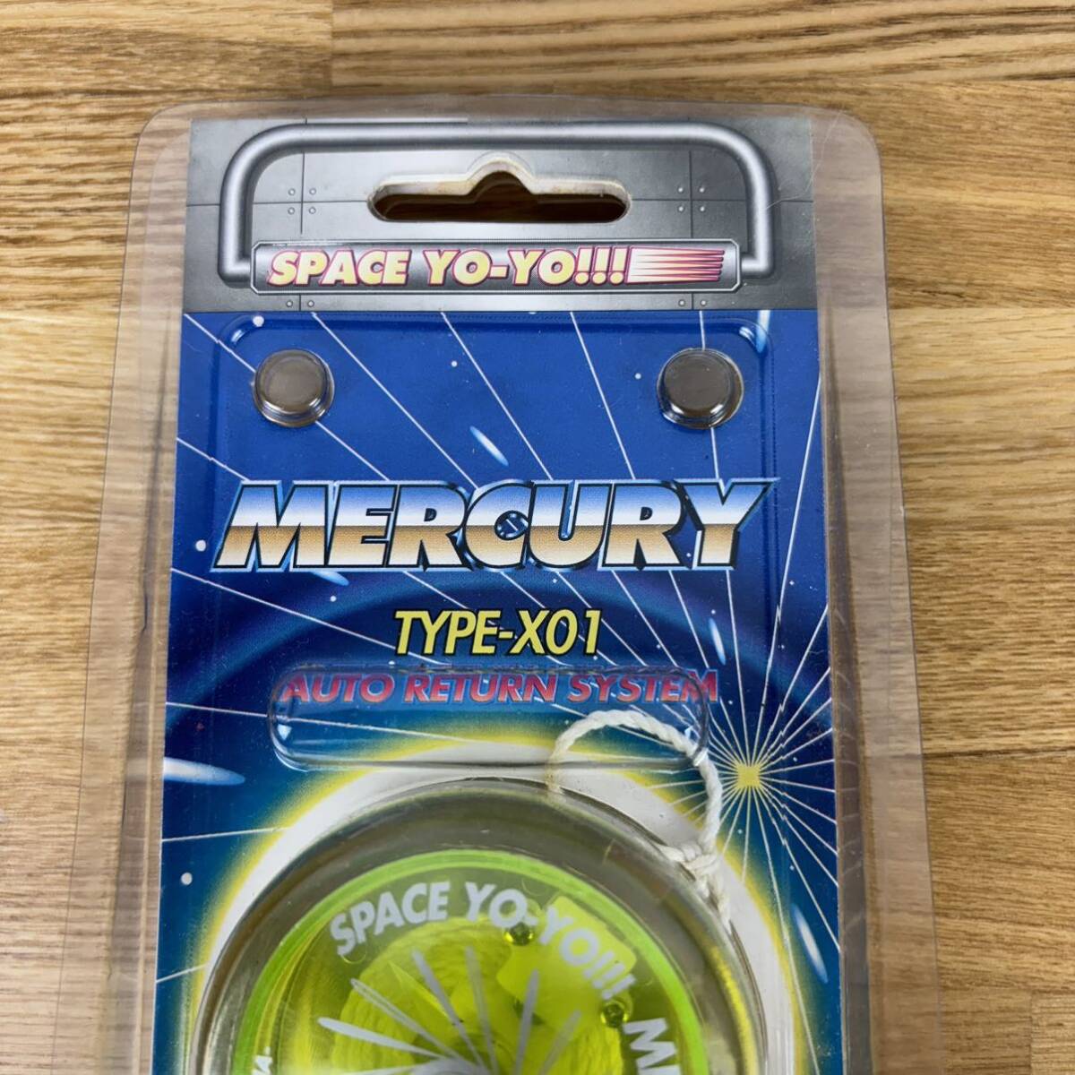 ec218 スペースヨーヨー MERCURY TYPE-XO-1 AUTO RETURN SYSTE タイプX01 オートリターンタイプ 緑 新品未開封_画像3