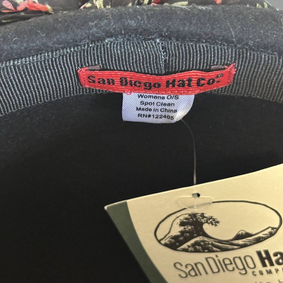 ec346 San Diego Hat COMPANY Your Favorite Hat 帽子 ハット 中折れ帽 花柄 リボン レディース ワンサイズ サンディエゴハット アメリカ_画像8