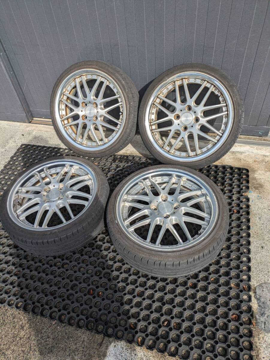 WORK RIZALTADO MESH 16インチ 6.0J（+42）（+30） ワーク リザルタード メッシュ タイヤ溝あり 165/45R16の画像1