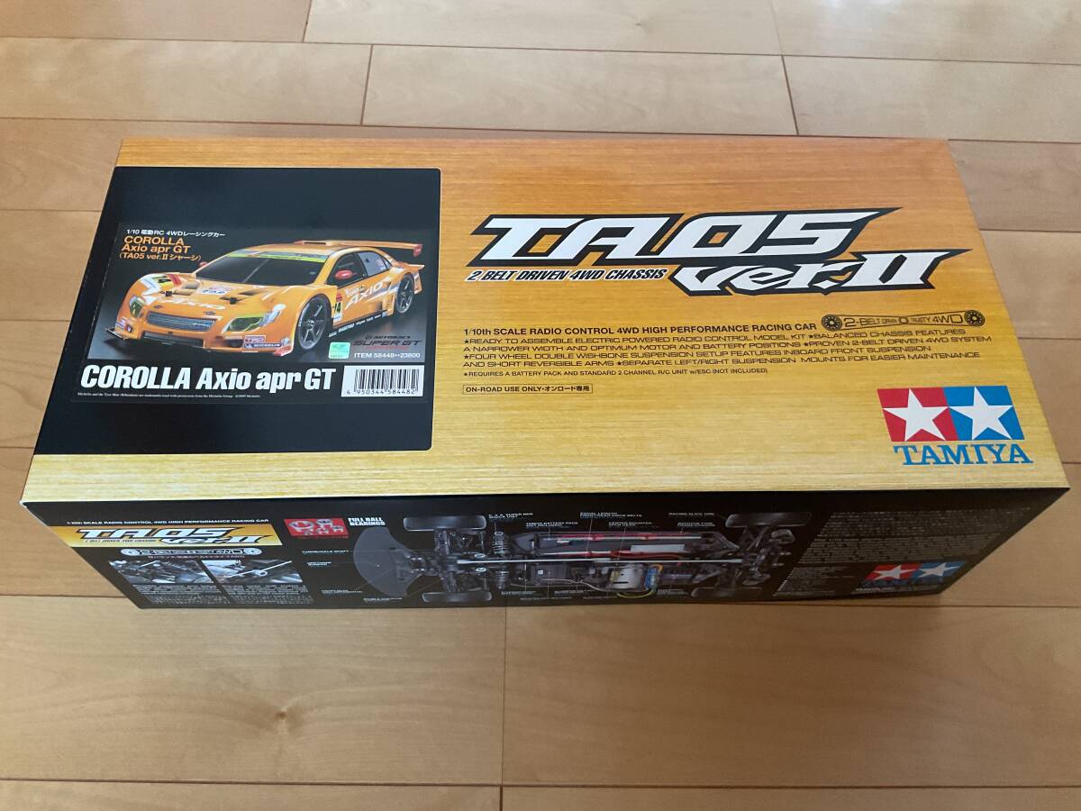 ★☆TAMIYA★☆タミヤ 1/10 電動RC 4WDレーシングカー★☆カローラ アクシオ apr GT★☆TA05 Ver.Ⅱシャーシ の画像1