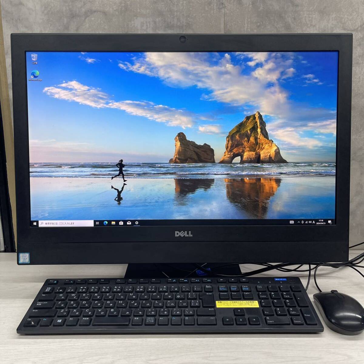 [在庫5台]Dell OptiPlex 7450 AIO 一体型デスクトップ Windows10Pro i5 7500 8GB SSD256GB 23.8型 カメラ有りDVDドライブ付き_画像1