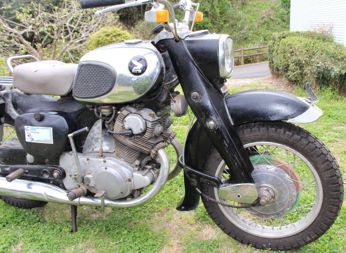 ホンダ ドリーム C72 HONDA 250cc 書類有 不動 訳アリ 茨城県日立市 引き取りの画像3