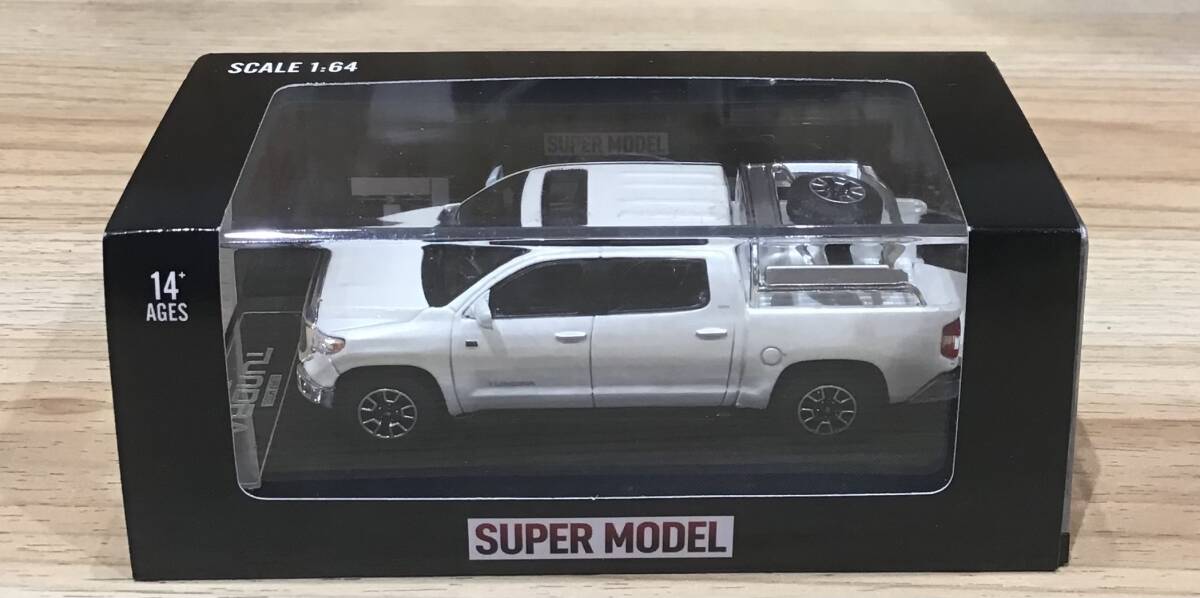 限定 1/64 Super Model トヨタ タンドラ 白 TOYOTA tundra スーパーモデルの画像1