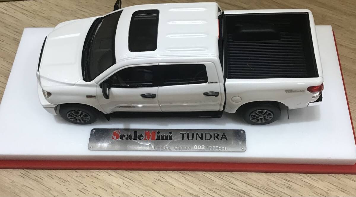 限定　1/64 スケールミニ　 トヨタ　タンドラ　白　TOYOTA tundra Scale Mini_画像2