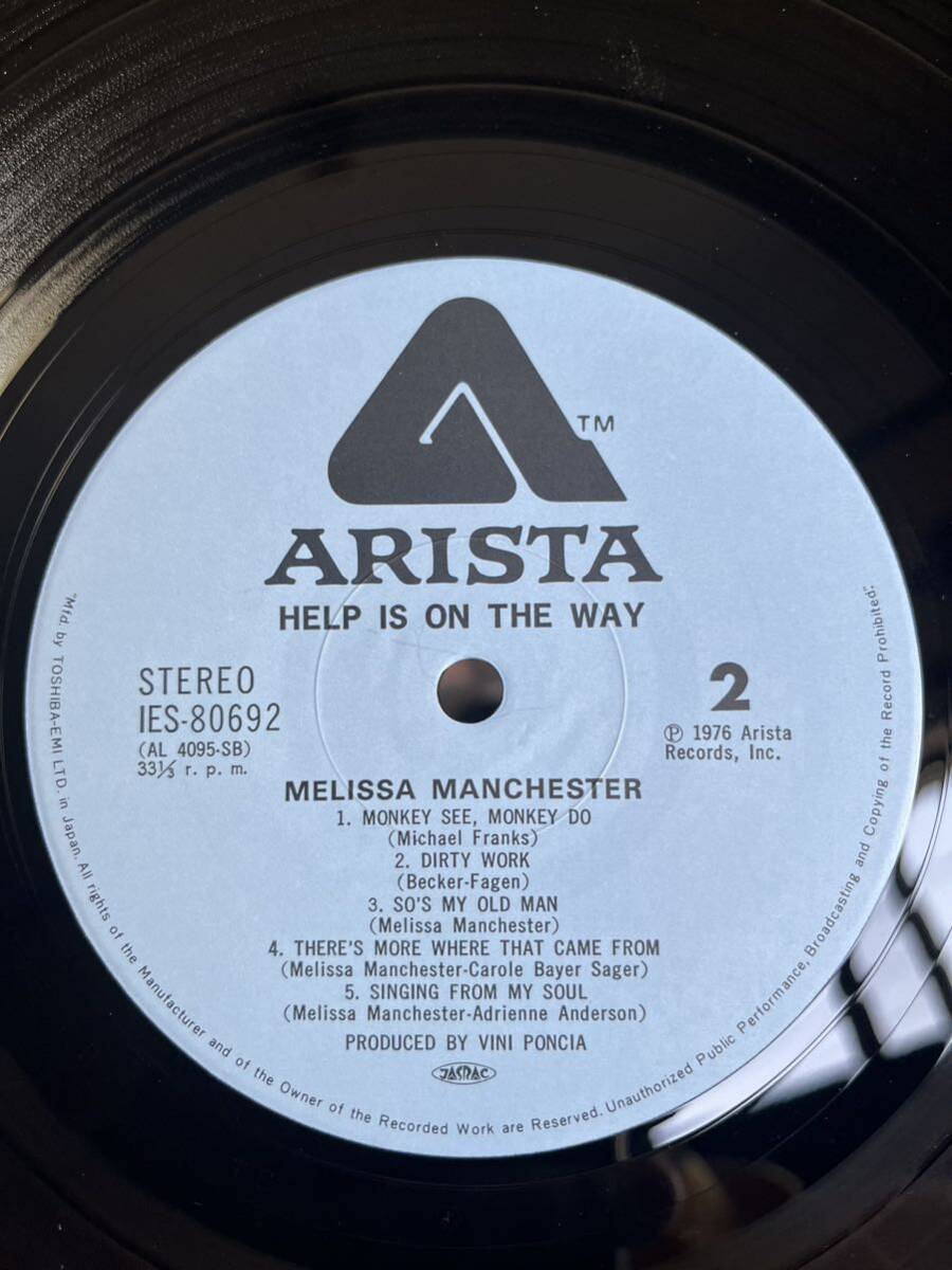 ■メリサ・マンチェスター■愛の道標■Melissa Manchester■Help Is On The Way■IES-80692■AOR■帯付ライナー有_画像3