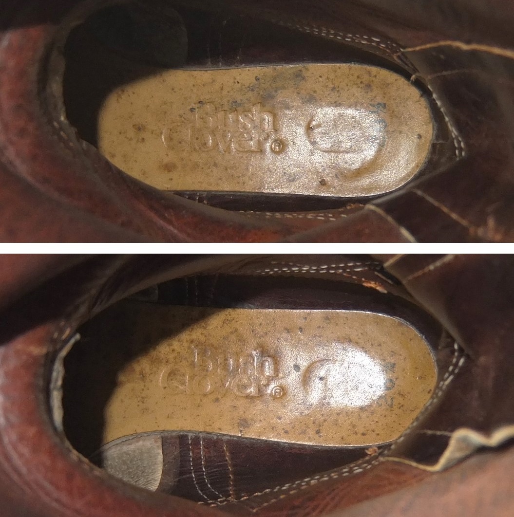 安藤製靴 Bush Clover エンジニアブーツ 茶 ２６1/2の画像8
