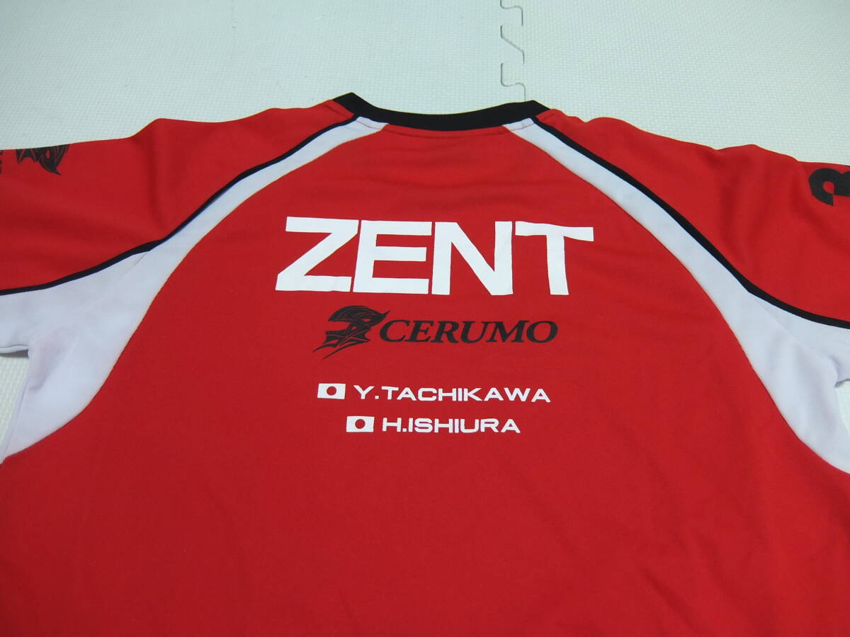 ZENT CERUMO Tシャツ サイズＸＬ TRD LEXUS RACING 