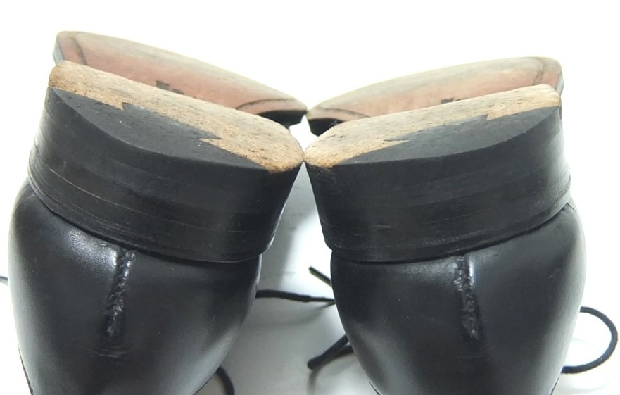 英国製 CHEANEY チーニー ストレートチップ レザーシューズ 黒 ５1/2 革靴の画像7