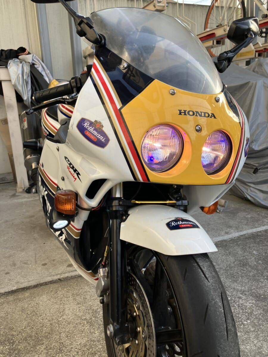 CBR250RR MC22 前期 45馬力 ロスマンズカラー 要修理 レストア 部品取り 自賠責令和6年までありの画像3