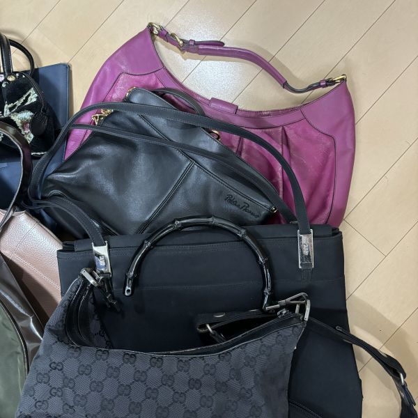 【1円スタート】【ジャンク】レディース バッグ まとめ 10点 PRADA プラダ GUCCI グッチ JM01の画像4