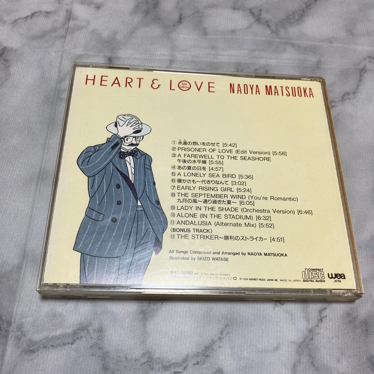 CD 中古品 松岡直也 HEART ＆ LOVE h84の画像4