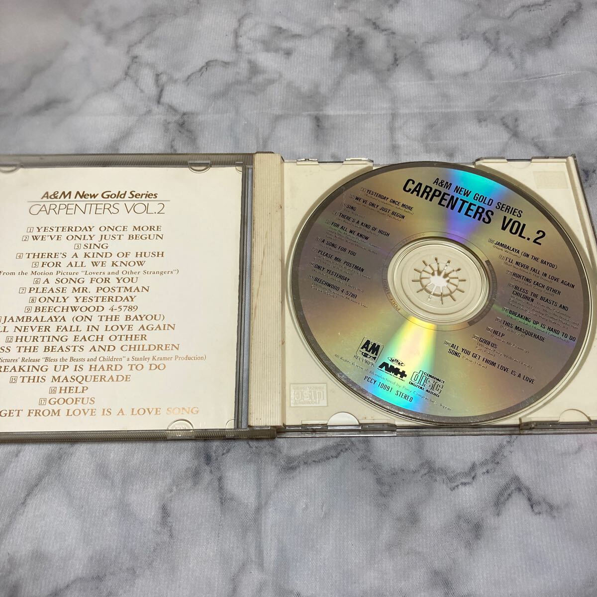 CD 中古品 A&M ニュー・ゴールド・シリーズ カーペンターズ vol.2 i77_画像2