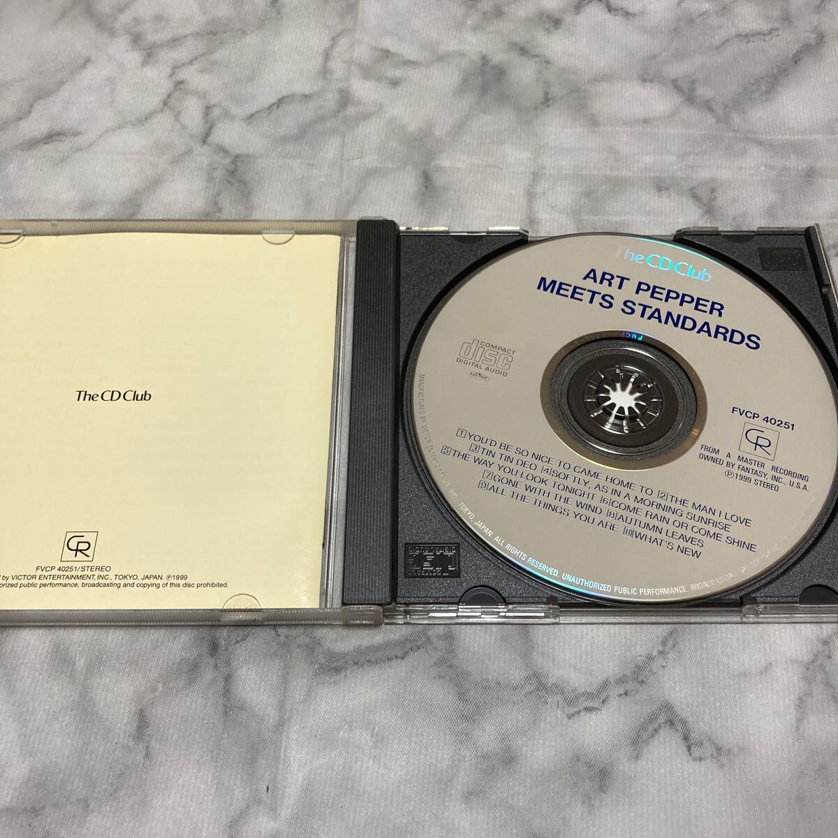 CD 中古品 アート・ペッパー・ミーツ・スタンダード j17_画像2