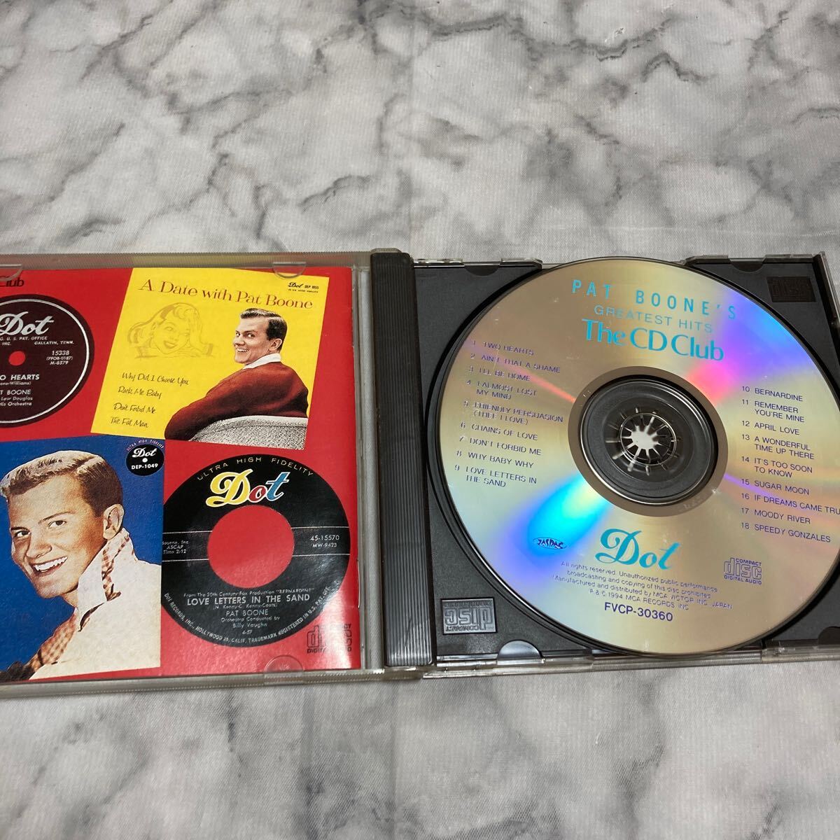 CD 中古品 パット・ブーン・グレイテスト・ヒッツ k29_画像2