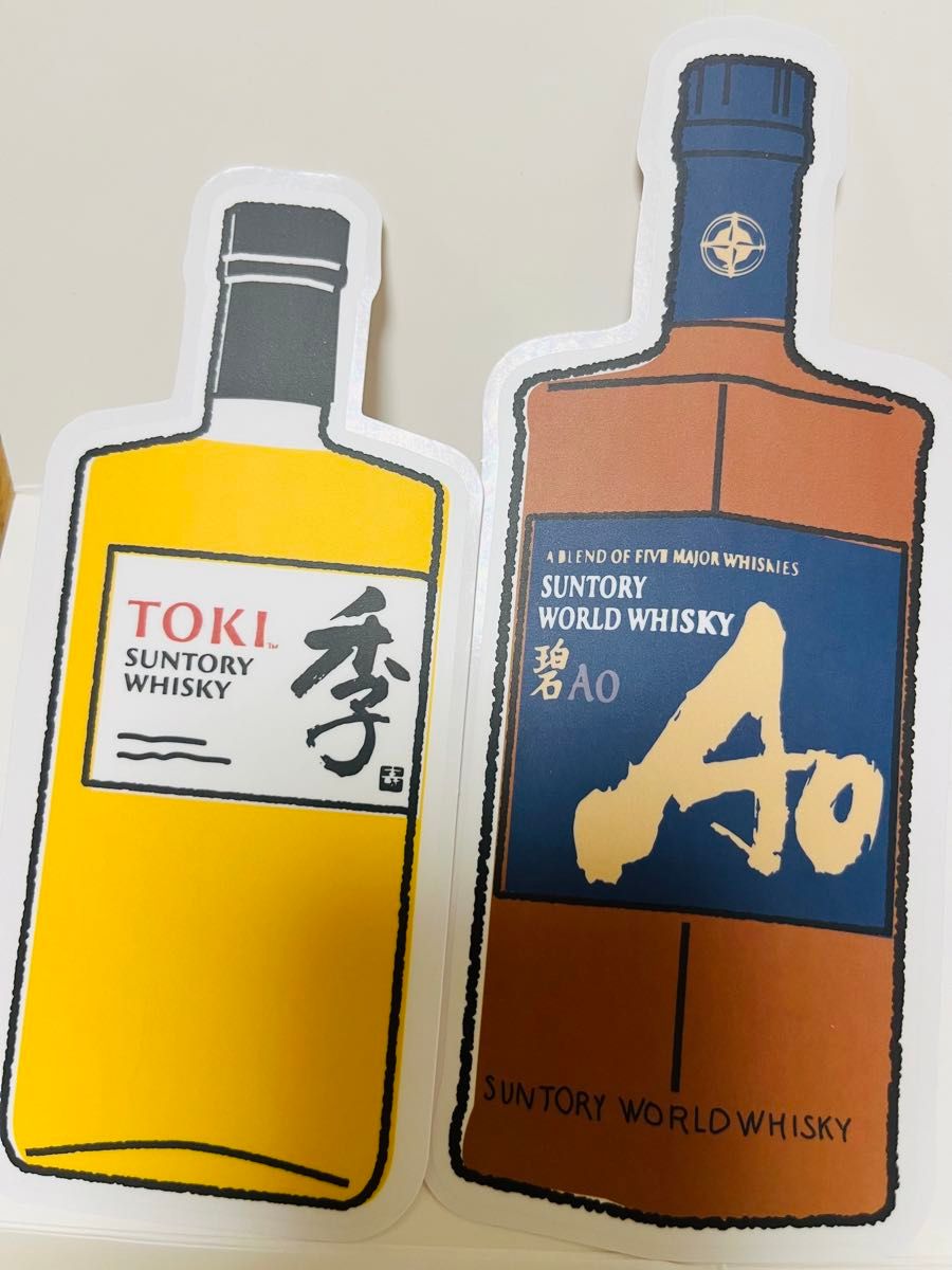 4点セット サントリー100周年 ウィスキー ステッカー 記念品 4点セット サントリー100周年 ウィスキー ステッカー 記念品