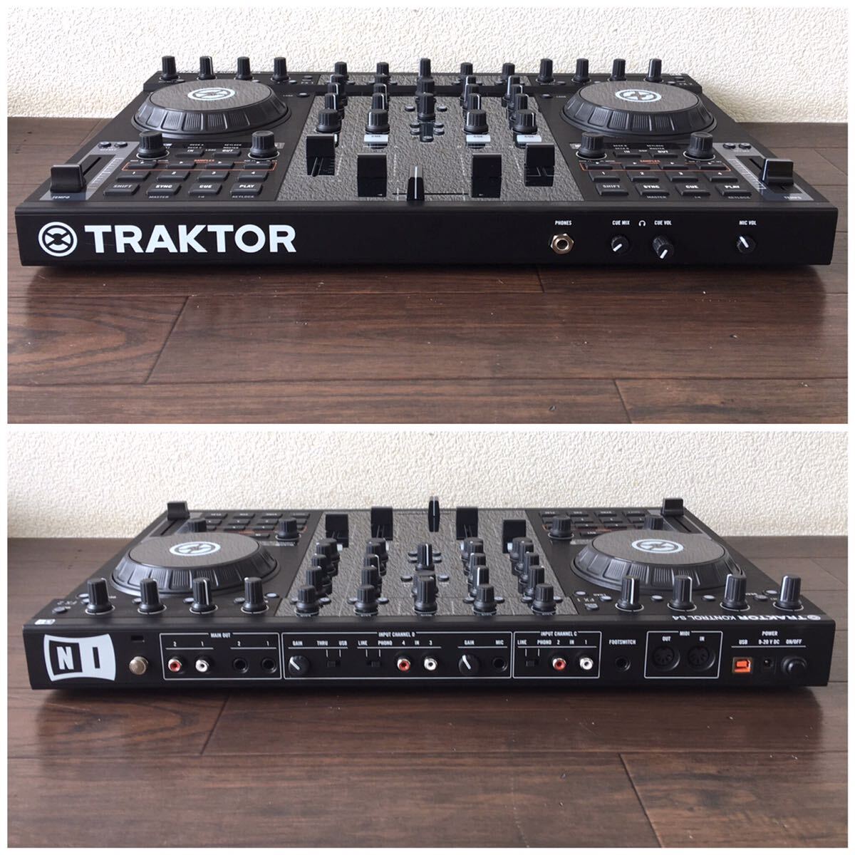 DJコントローラー TRAKTOR KONTROL S4 トラクター動作未確認 現状渡しの画像5