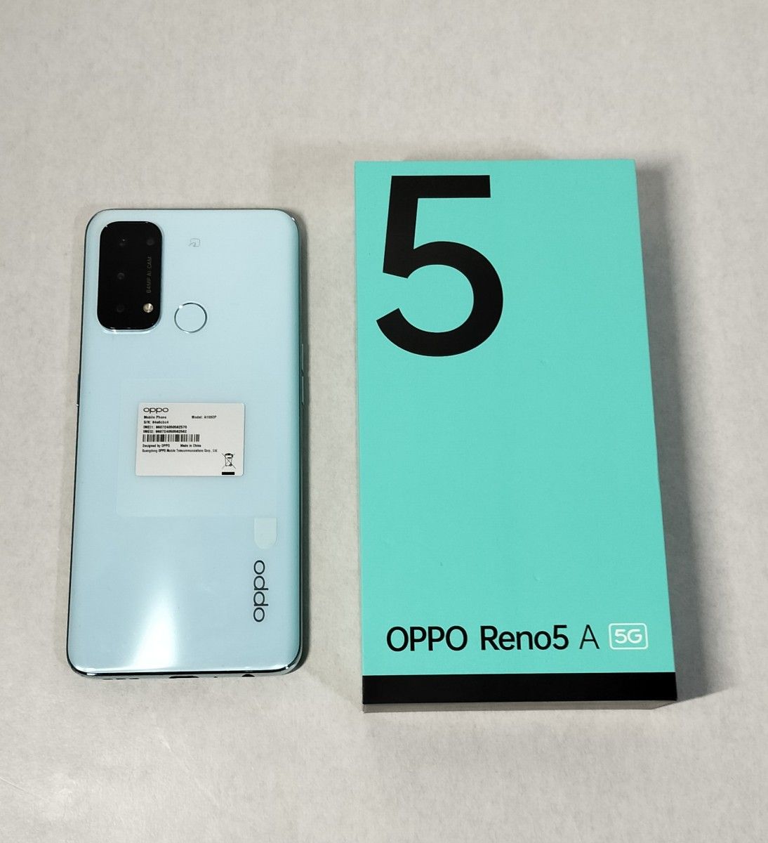 OPPO Reno5 A  128GB アイスブルー SIMフリー Ymobile版 A1030P