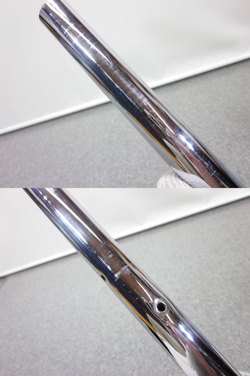 【A440④4】 1インチ(25.4mm) カスタム用 HURRICANE/ハリケーン ドラッグコンドルハンドル (HB0130C) スチール/クロームメッキの画像4