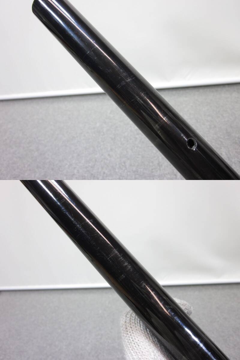 【A444④4】 1インチ(25.4mm)カスタム用 社外アタックＴバーハンドル (幅)590×(高)300×(奥行)90mm ウエイト入 スチール/ブラックの画像4