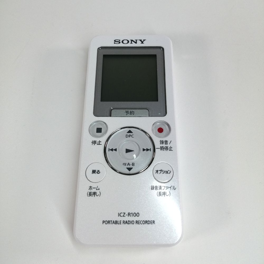  рабочий товар SONY Sony ICZ-R100 портативный радио IC магнитофон FM/AM радио предварительный заказ запись функция установка первый период . завершено б/у 01
