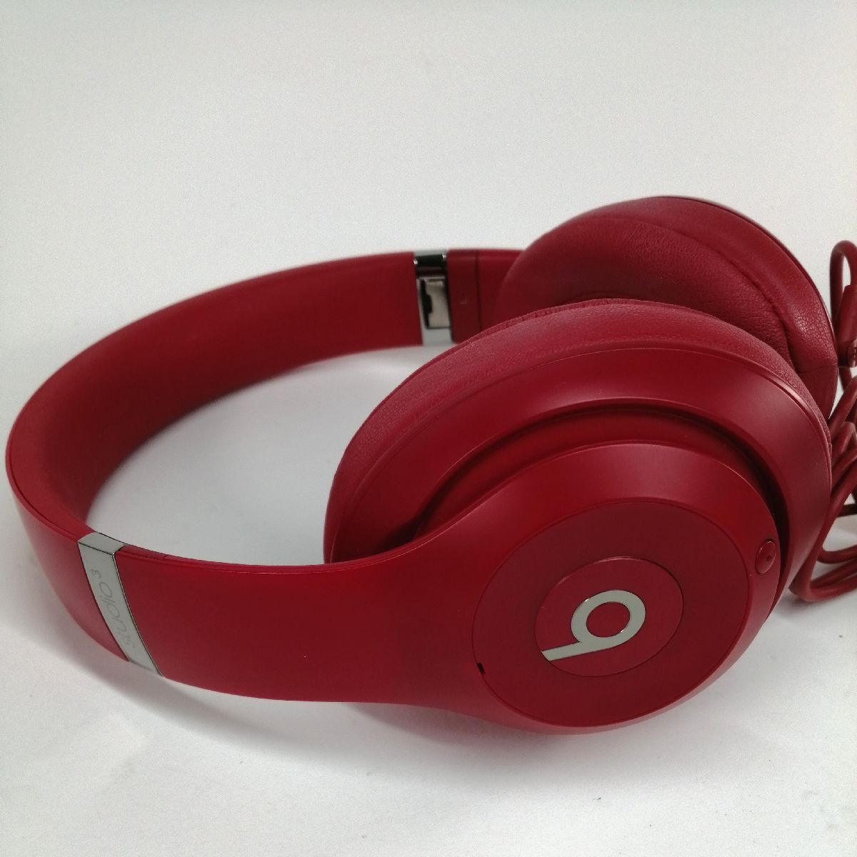 動作品 Beats Studio3 ワイヤレスヘッドホン レッド 赤 ヘッドフォン ヘッドホン ビーツ_画像8