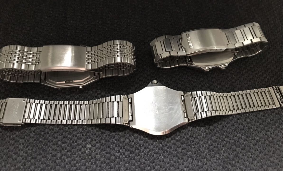 ジャンク 腕時計 セイコー シルバーウェーブ H557シチズン ランサー レオパード まとめ売り セット売り の画像4