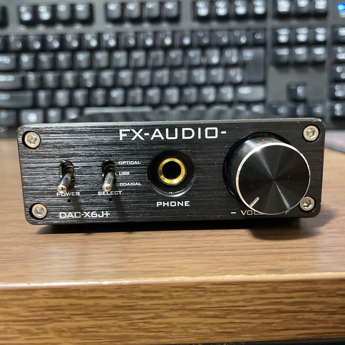 FX-AUDIO- DAC-X6J+ 24bit 192kHz USB DAC DA converter headphone amplifier operation verification ending AC adaptor attached 