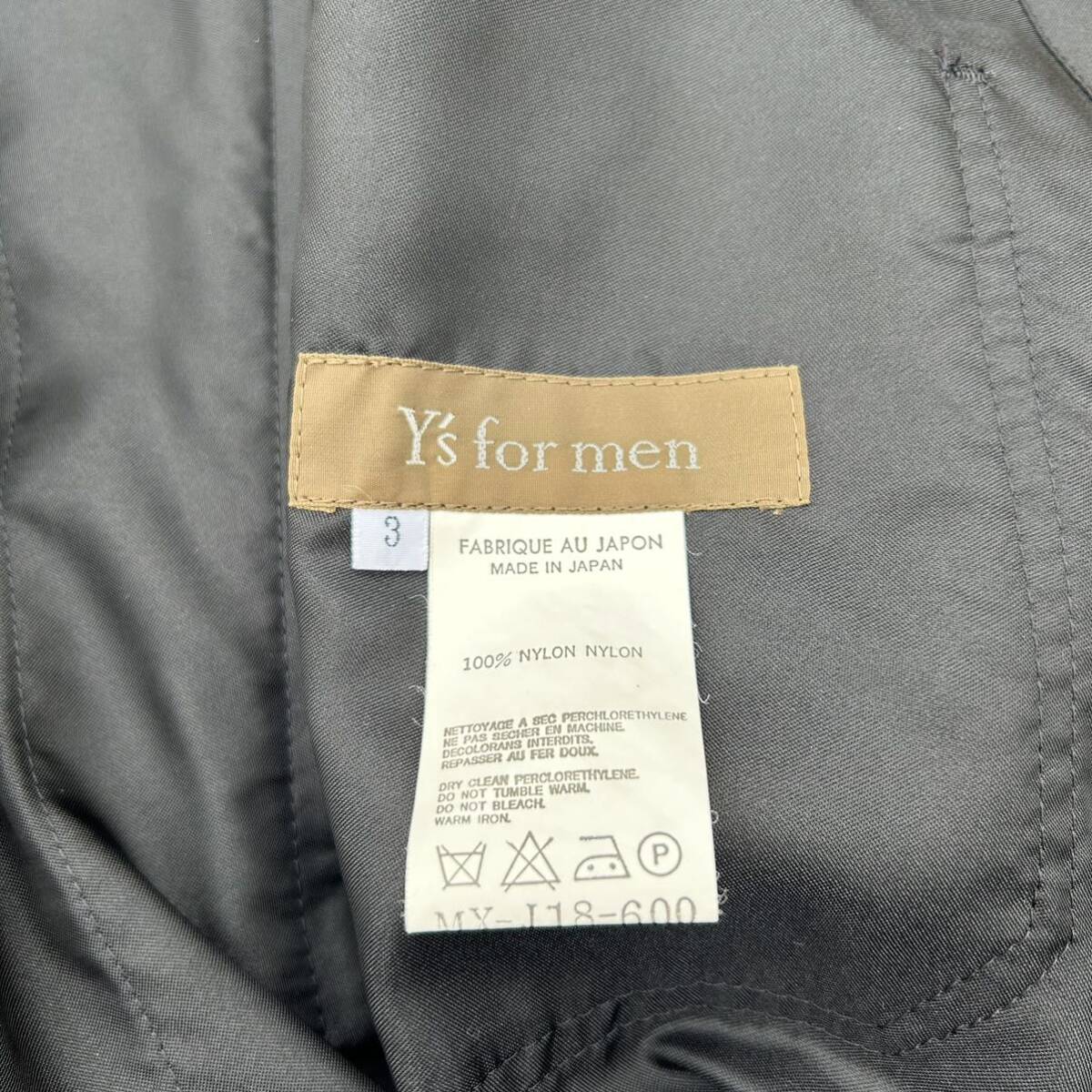 Y’s for men ナイロンコート　ヨウジヤマモト_画像7