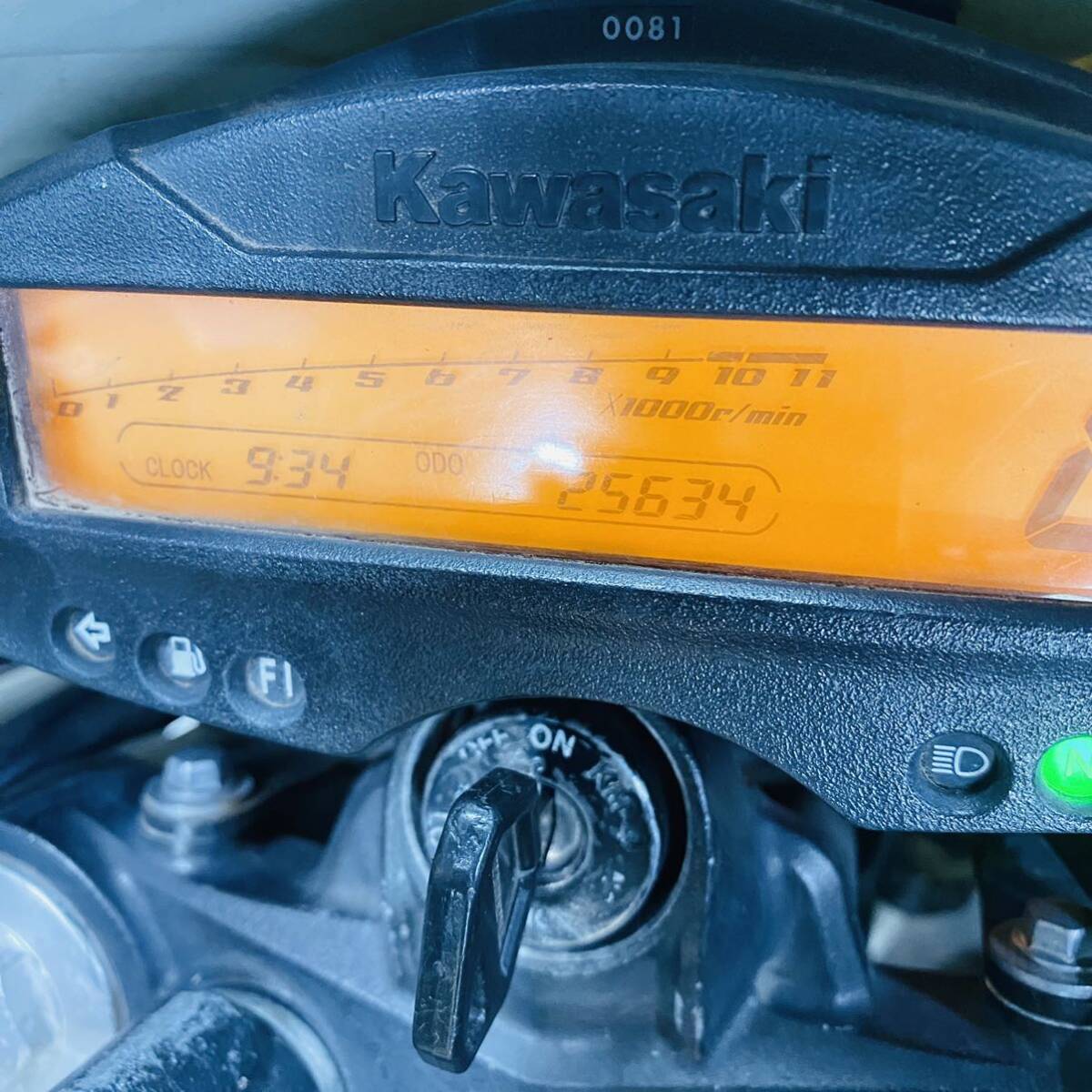 F-1465 60サイズ Dトラッカー スピードメーター D TRACKER LX125 KAWASAKI カワサキ 動画あり 大阪の画像3