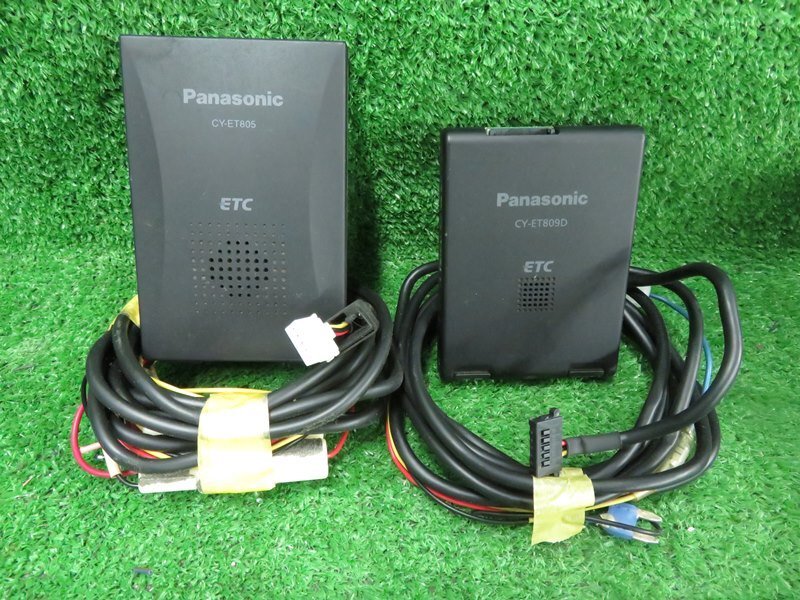 『psi』 パナソニック アンテナ一体型 音声案内式 ETC車載器 4台SET 軽自動車 通電確認済 CY-ET807D CY-ET809D CY-ET805_画像3