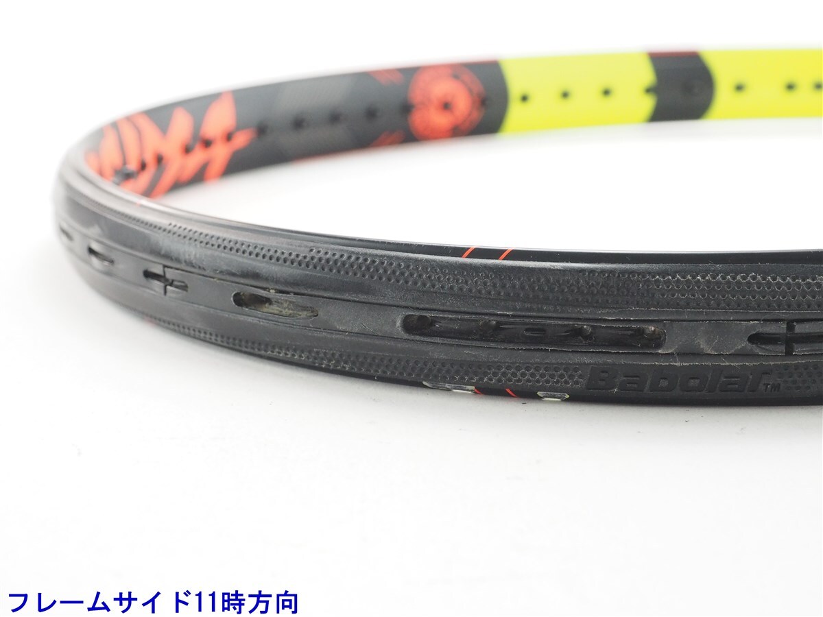 中古 テニスラケット バボラ ピュア アエロ デシマフレンチオープン 2018年モデル (G3)BABOLAT PURE AERO DECIMA FRENCH OPEN 2018の画像6